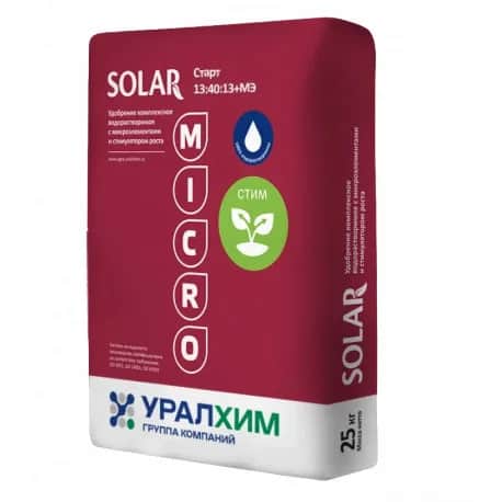 Комплексное удобрение Solar micro Старт NPK 13:40:13+МЭ+Стим