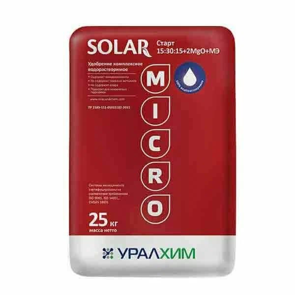 Комплексное SOLAR СТАРТ 15:30:15+2MgO+2S+мэ