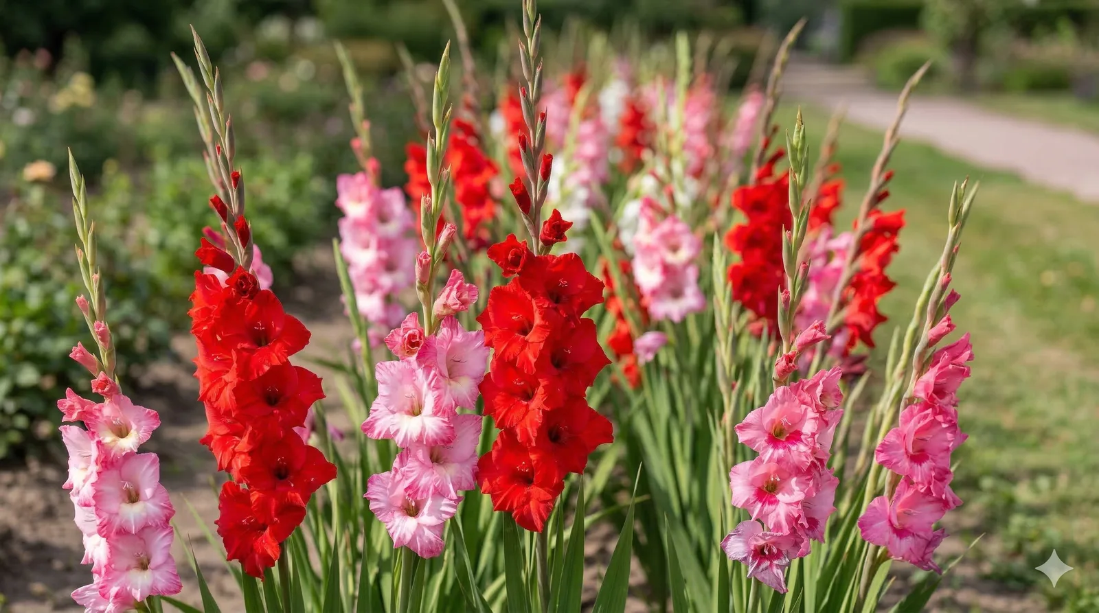 Гладиолусы