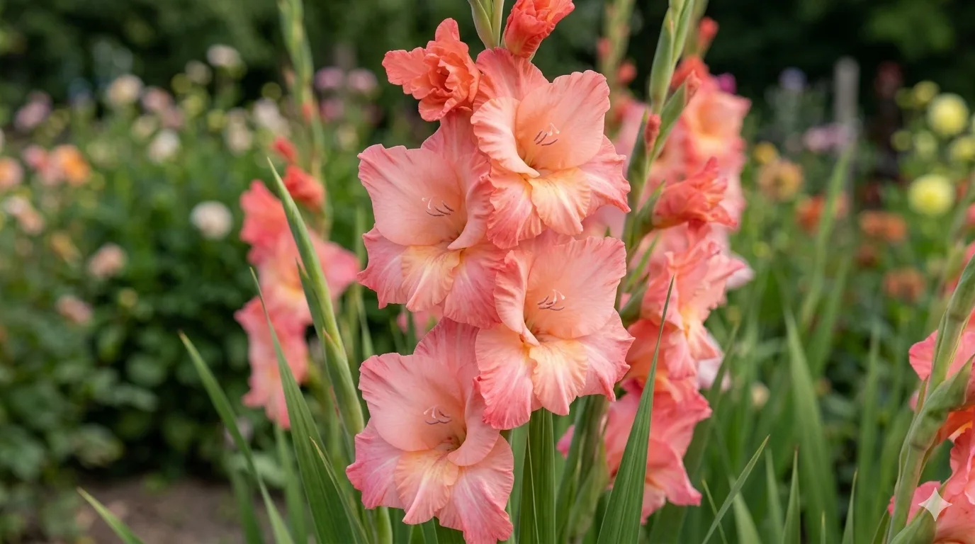 Гладиолус Apricot Bubble Gum