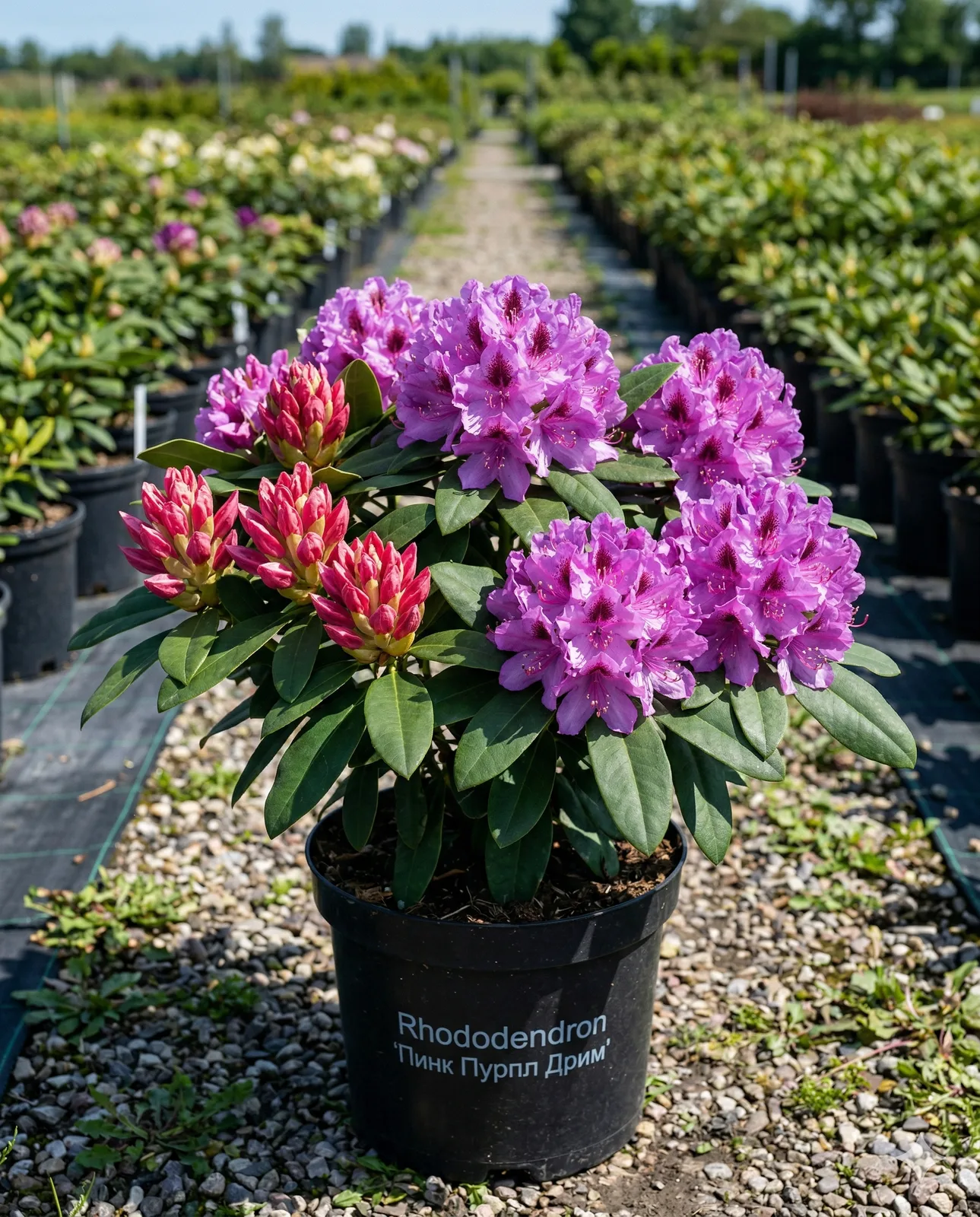 Рододендрон Пинк Пурпл Дрим